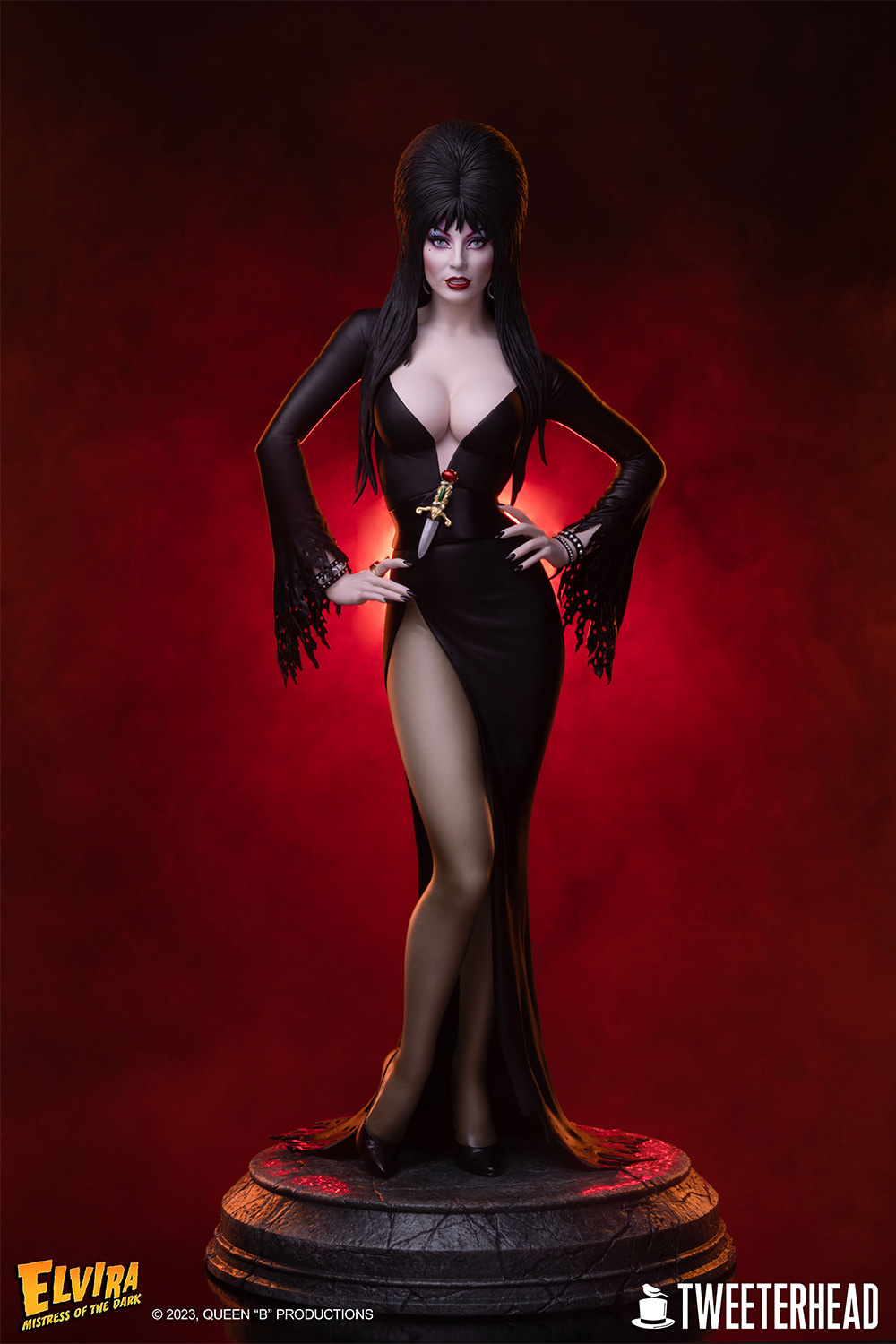 Pre-Order Tweeterhead Elvira Mistress of the Dark Quarter Scale Maquette
